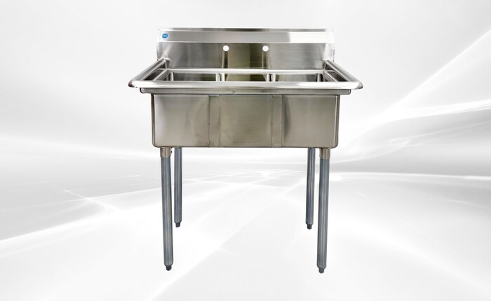 NSF 35 ins Stainless Steel Three Compartment Sink HN-C3T101410