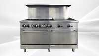 60 inches Hot plate Broiler Oven Range NSF CD-R6-24CB