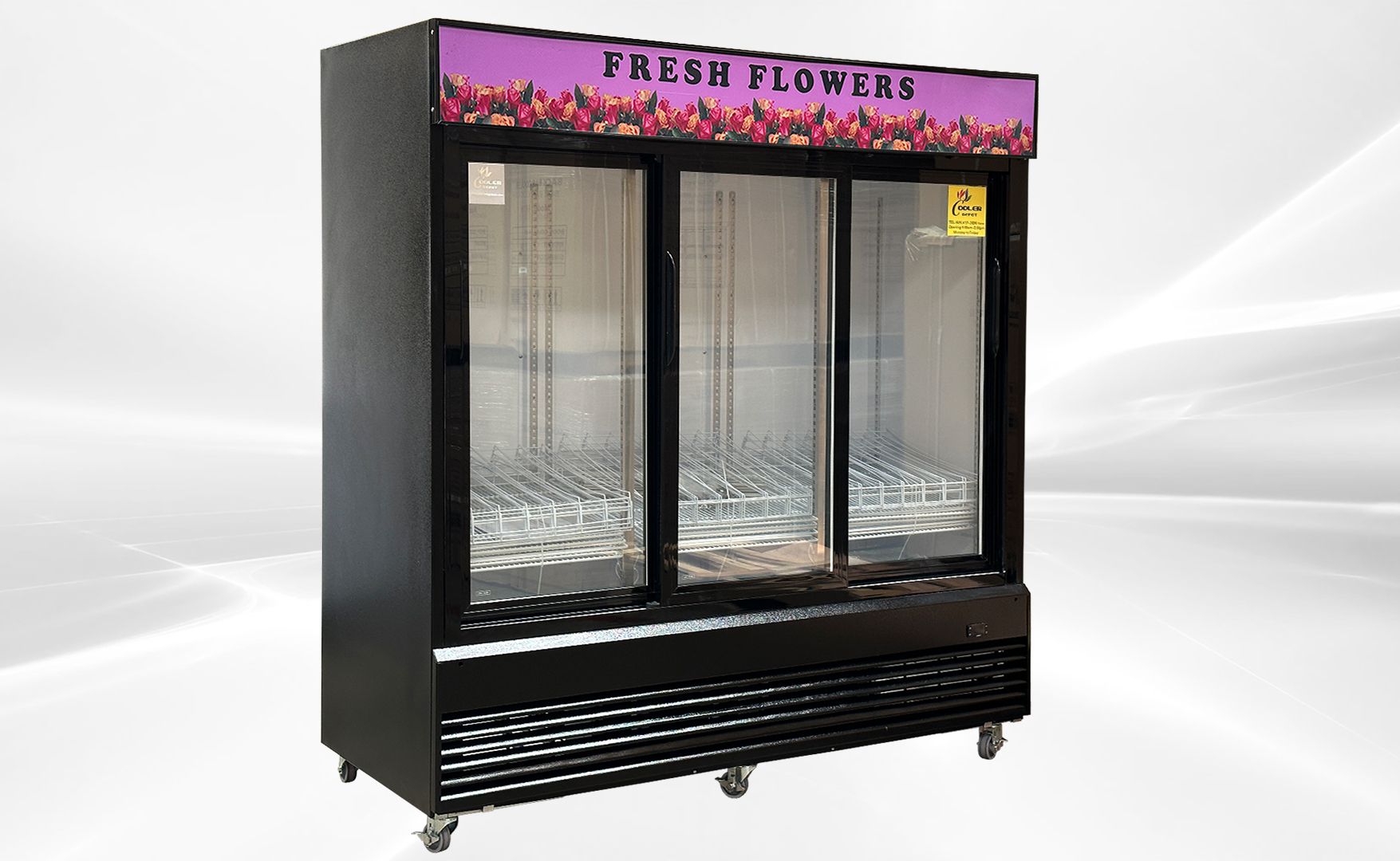 NSF 78 ins flowers Cooler Floral Refrigerator slide 78G-3D-SL-FL