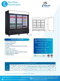 NSF 78 ins flowers Cooler Floral Refrigerator slide 78G-3D-SL-FL