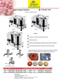 NSF Food Processor Vegetable Cutter 9 Liters HR-9