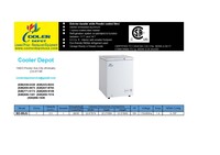 CSA Single Door food Chest Freezer 3.5 Cu Ft XF-95