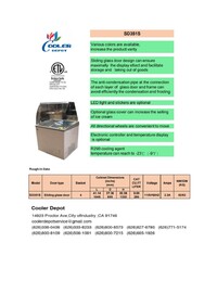 NSF 40 inch Gelato Ice Cream pan Freezer SD351S with glass