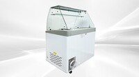 NSF 40 inch Gelato Ice Cream pan Freezer SD351S with glass