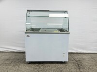 NSF 40 inch Gelato Ice Cream pan Freezer SD351S with glass