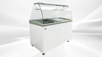NSF 50 inch Gelato Ice Cream Freezer SD451S with glass
