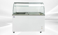 NSF 50 inch Gelato Ice Cream Freezer SD451S with glass