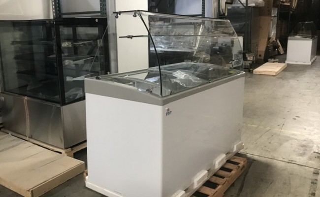 NSF 60 ins Popsicle Cabinet Freezer SD551S with rack