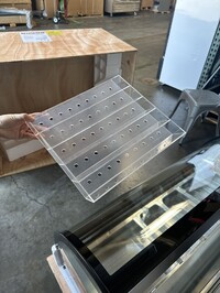 6 pan Counter top popsicle Freezer Display 220v RTD-122L-1P