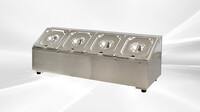 4 container 1-6 seasoning box condiment station CS16-4S