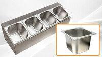 4 container 1-6 seasoning box condiment station CS16-4S