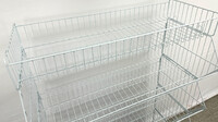 5 layer Grid Shelf Shelves Retail Display 36*19*55