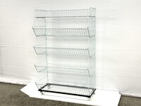 5 layer Grid Shelf Shelves Retail Display 36*19*55