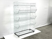 5 layer Grid Shelf Shelves Retail Display 36*19*55