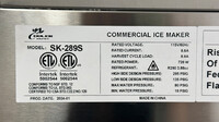 NSF 290 lbs cooler depot Air Cooled ice maker SK-289S