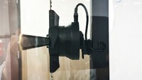 Naked eye 3D 1×3 cylindrical cabinet holographic projector