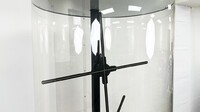 Naked eye 3D 1×3 cylindrical cabinet holographic projector