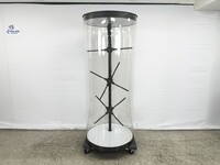 Naked eye 3D 1×3 cylindrical cabinet holographic projector