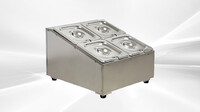 4 container 1-6 seasoning box condiment station CS16-4
