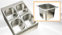 4 container 1-6 seasoning box condiment station CS16-4