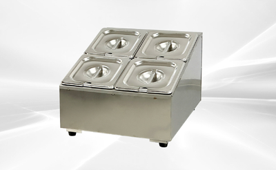 4 container 1-6 seasoning box condiment station CS16-4