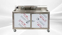 64 ins Portable Food Truck Station 4 compartment sink PO60-4