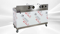 64 ins Portable Food Truck Station 4 compartment sink PO60-4