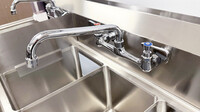 64 ins Portable Food Truck Station 4 compartment sink PO60-4