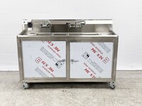 64 ins Portable Food Truck Station 4 compartment sink PO60-4