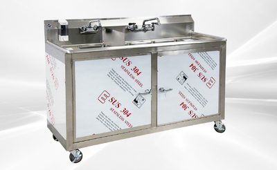 64 ins Portable Food Truck Station 4 compartment sink PO60-4