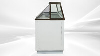 NSF 88 inches White Deluxe Ice Cream Dipping Cabinet DPC88HC