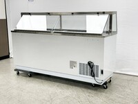 NSF 88 inches White Deluxe Ice Cream Dipping Cabinet DPC88HC