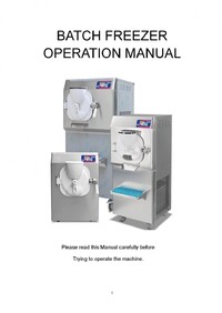 NSF Batch freezer Gelato Machines ICM-200P
