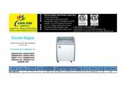 NSF 26 ins Ice Cream Glass Freezer XS-160