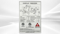 NSF 26 ins Ice Cream Glass Freezer XS-160