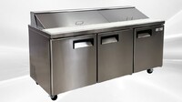 72 inches top two door Sandwich Prep Table NSF SCL3-E-HC