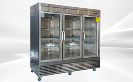 3 GlassDoor Stainless Steel Commercial Refrigerator NSF C83RG