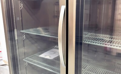 3 GlassDoor Stainless Steel Commercial Refrigerator NSF CD-84RG