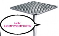 Aluminum outdoor table 24*24 ins AT-24