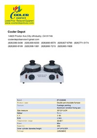 Commercial Electric Chocolate Melting Machine ET-D20048