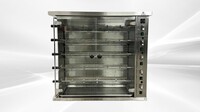 NSF 25 Chicken Commercial Rotisserie Oven Machine Gas KJ-5