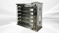 NSF 25 Chicken Commercial Rotisserie Oven Machine Gas KJ-5