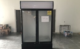 Clearance NSF 48 inches two glass door refrigerator H042601