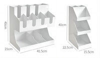 Cup Dispenser Rack Cup Holder Organizer, Multi-Functiona CHC3