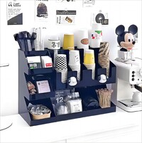 Cup Dispenser Rack Cup Holder Organizer, Multi-Functiona CHC3