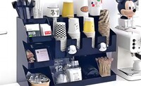Cup Dispenser Rack Cup Holder Organizer, Multi-Functiona CHC3