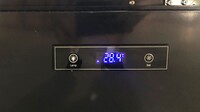 NSF 47 inches Two Glass Door Refrigerator SC-730