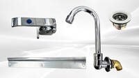 NSF Hand Sink with Knee Operated Valve HS-17PS Hot water