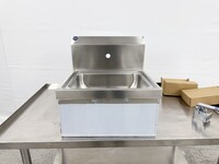 NSF Hand Sink with Knee Operated Valve HS-17PS Hot water
