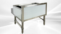 29 x 36 ins Underbar Ice Bin 2 Bottle Holders CS-ICB-36